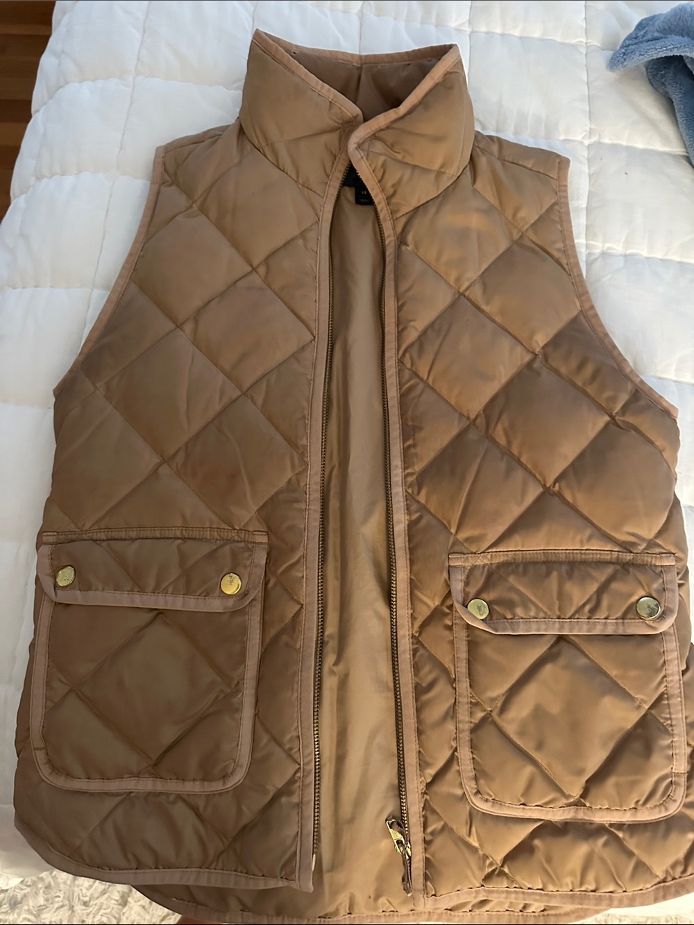 J. Crew Quilted Brown Women's Vest